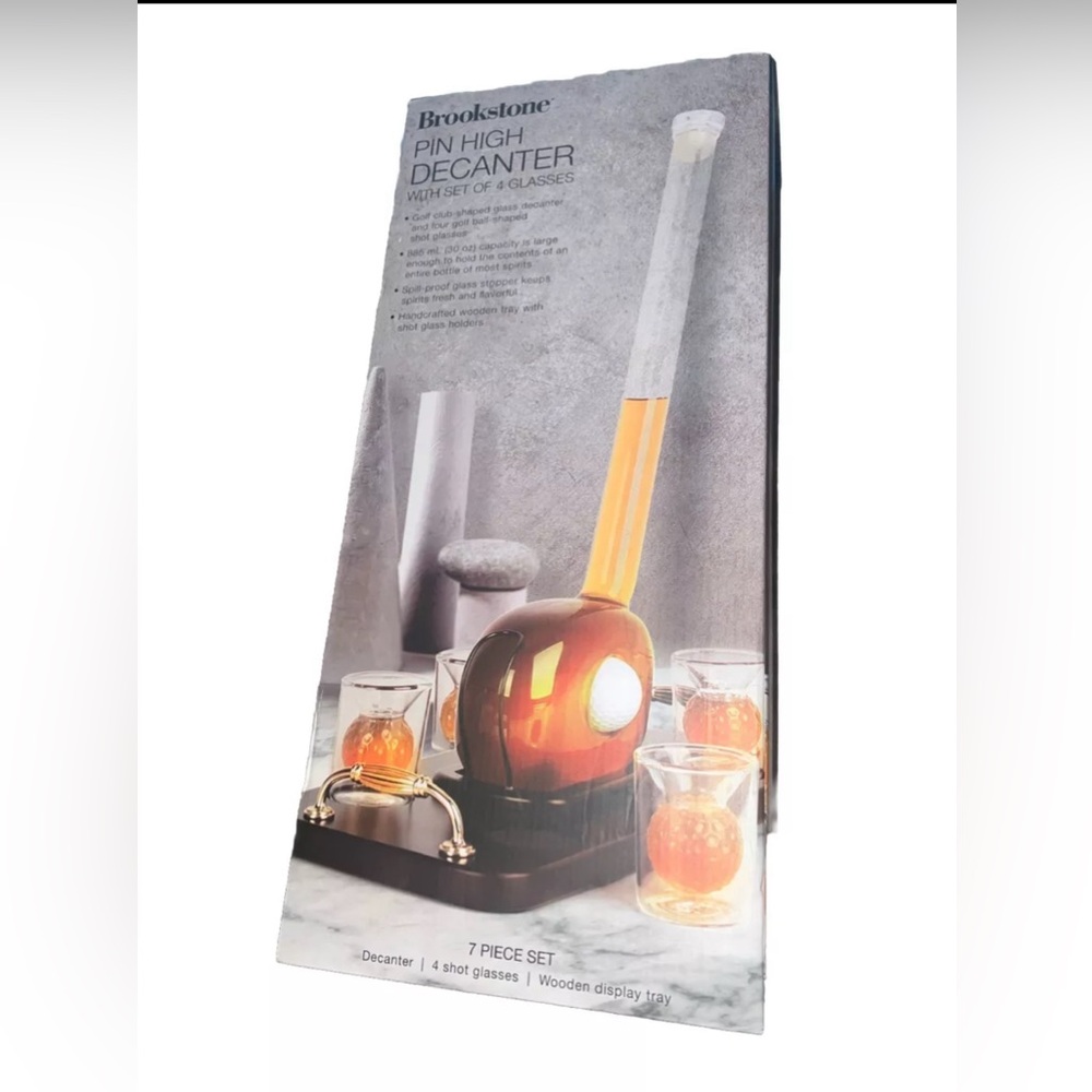 Brookstone Pin High Decanter